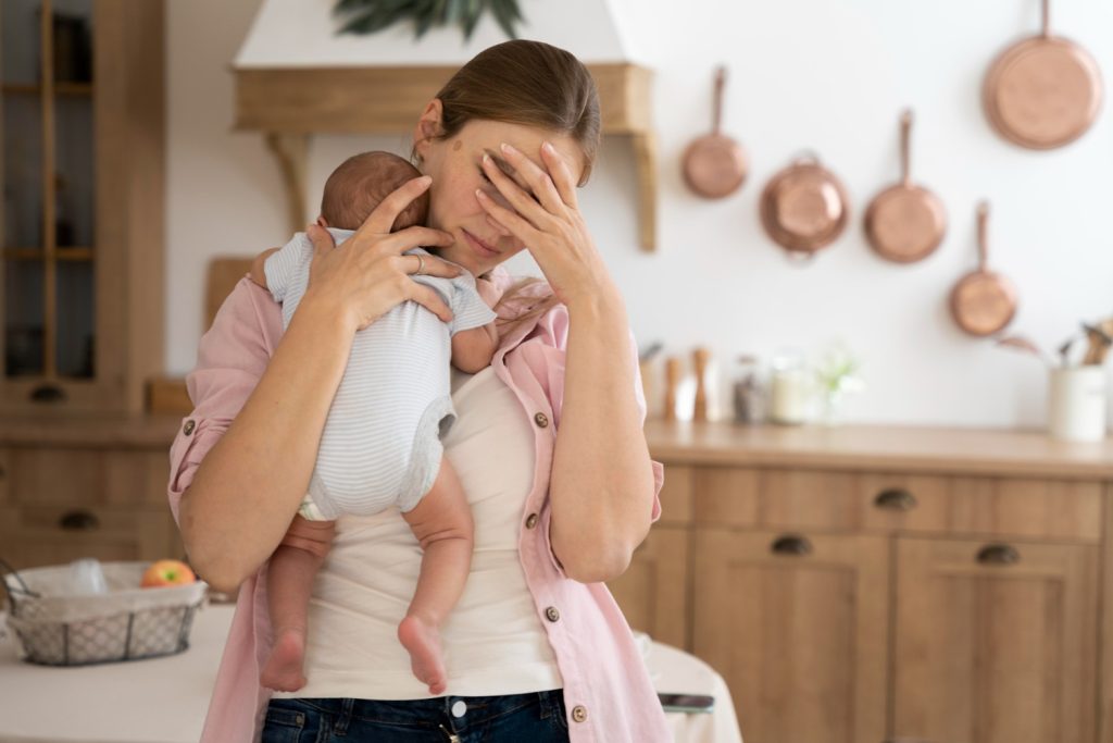 maman épuisée