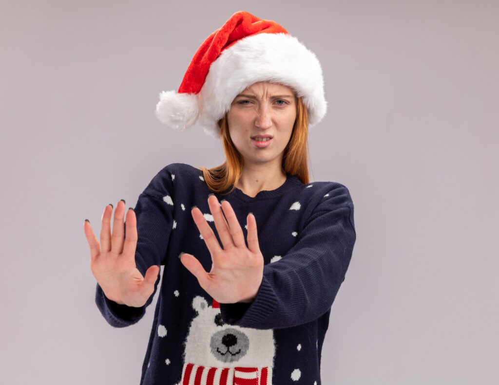 stop à la pression de noel