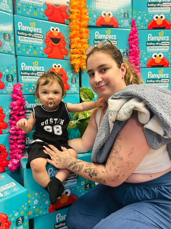 Dons Pampers aux familles du Québec repospourmaman